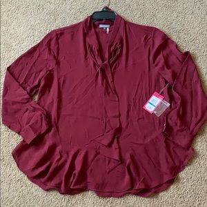 Vince CAMUTO WOMANS burgundy blouse SZ.XL